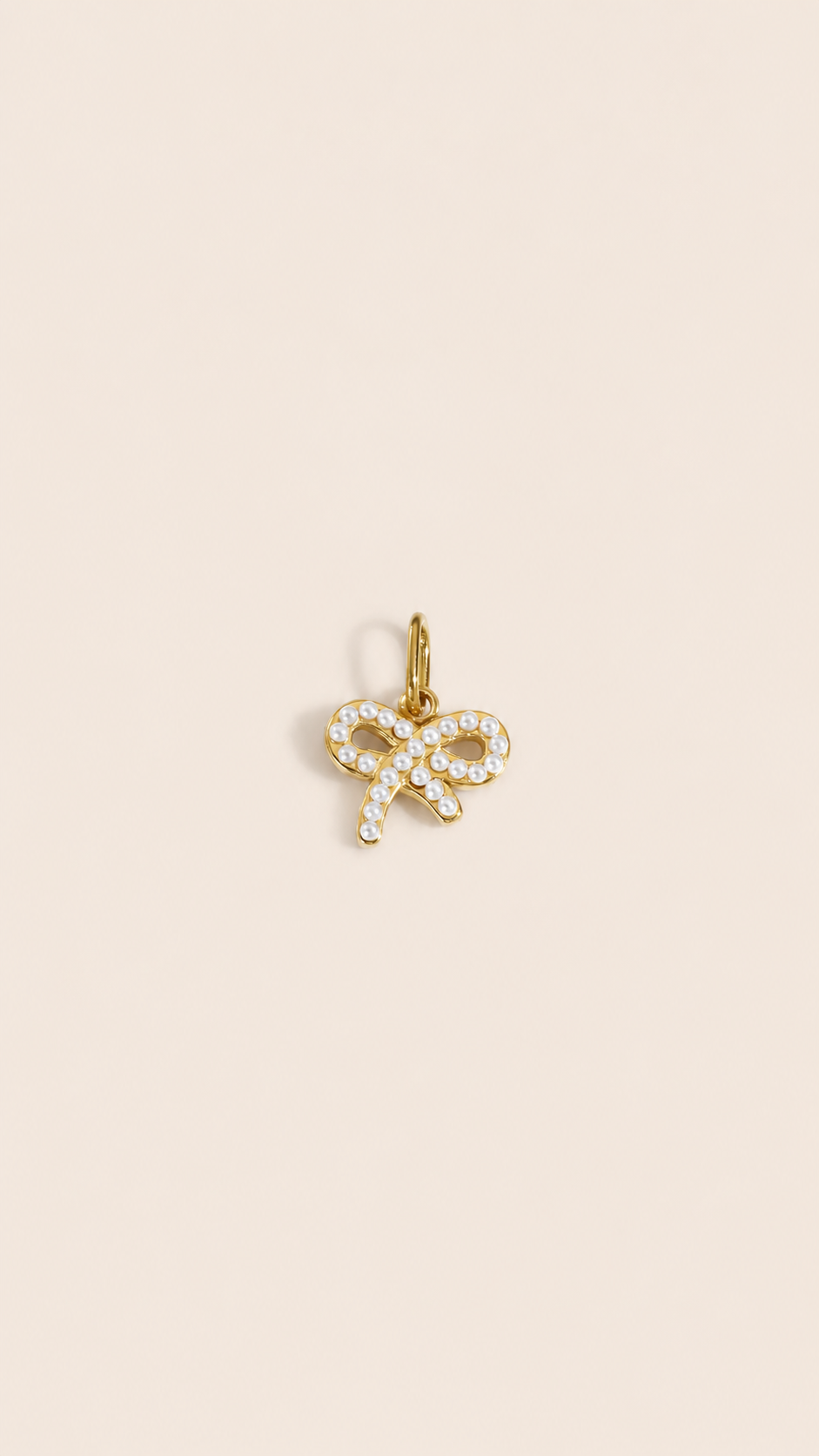 Pearl Bow Charm