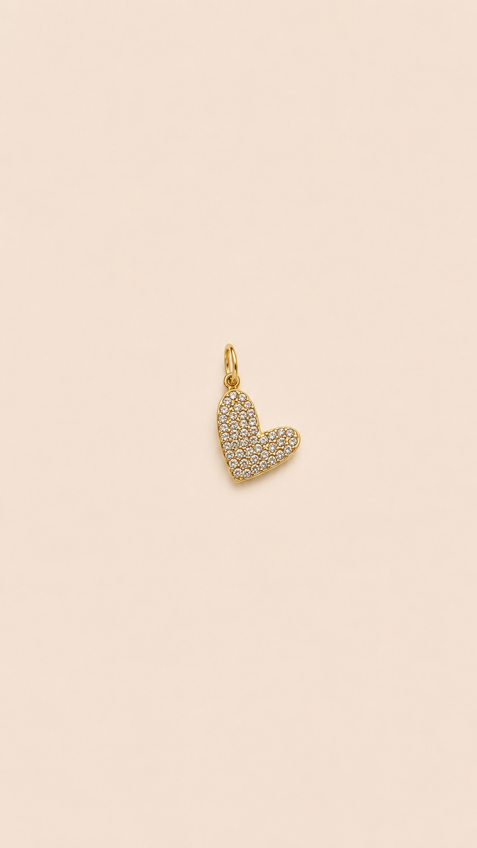 Lumi Asym Heart Charm