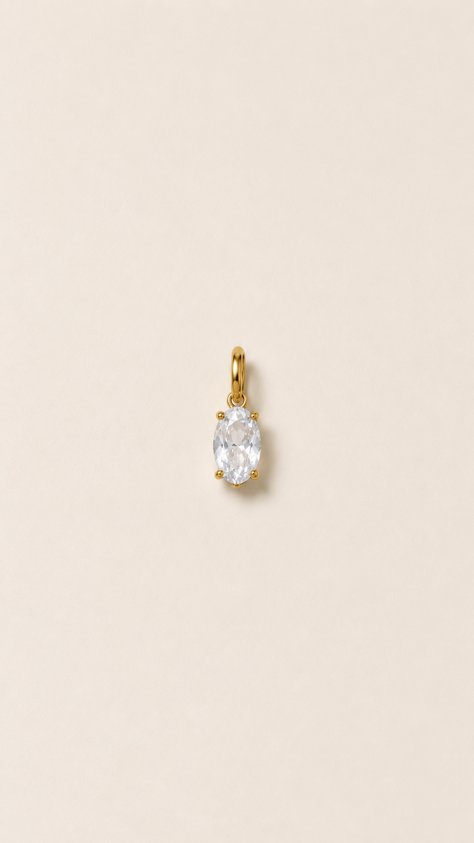 Lumi Oval Charm