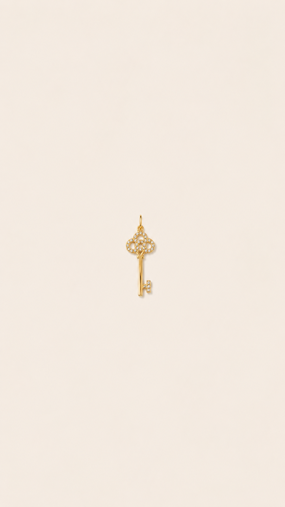 Lumi Clover Key Charm