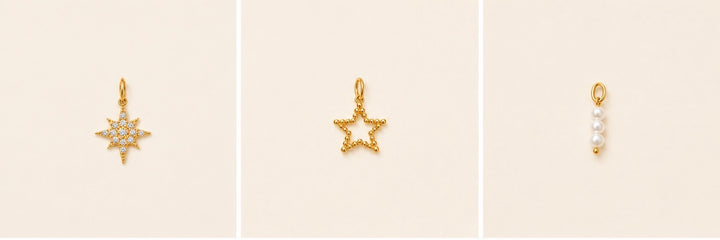 Triple Pearl Charm