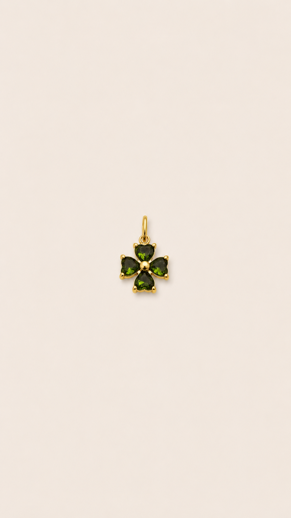 Noir Fleur Charm – Emerald