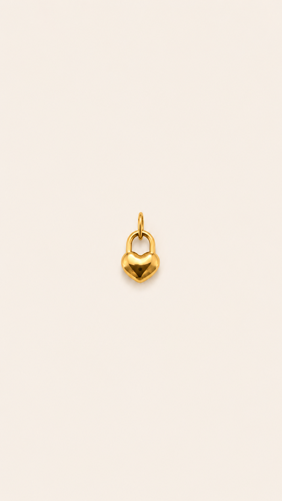 Puffed Heart Charm