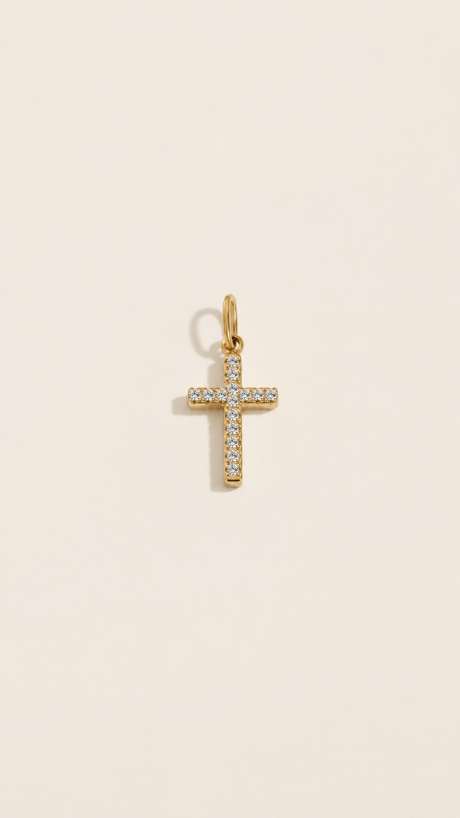 Lumi Cross Charm