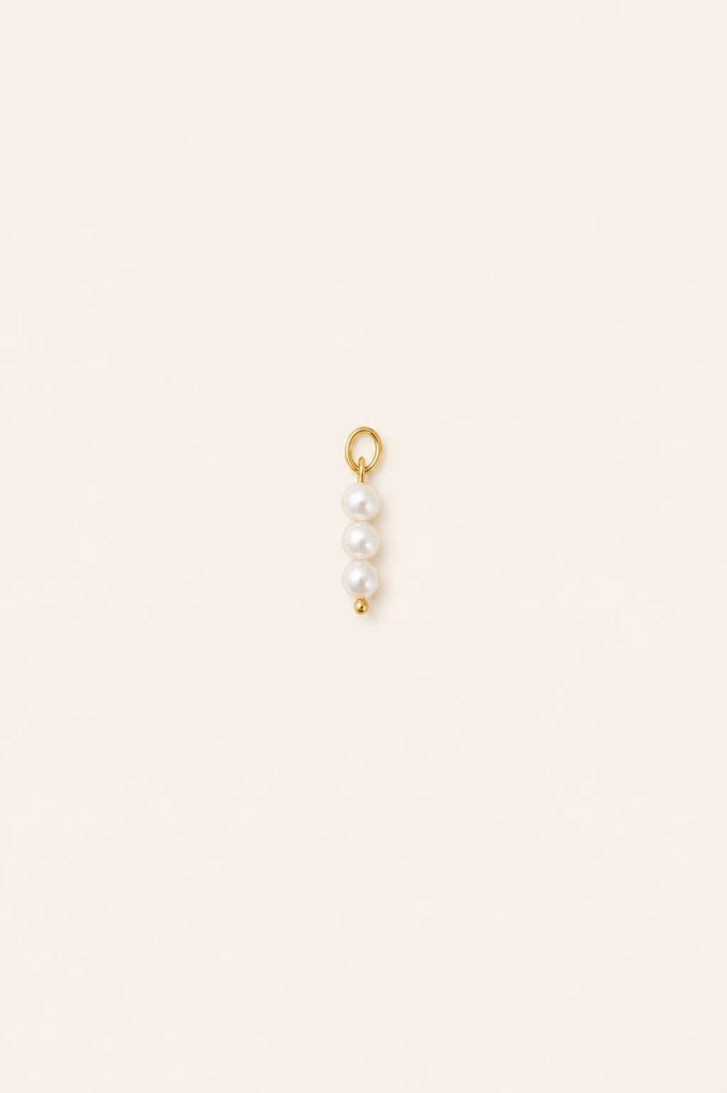 Triple Pearl Charm
