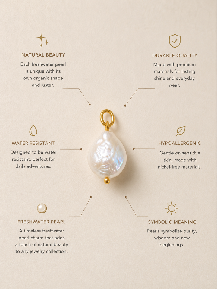 Freshwater Pearl Charm