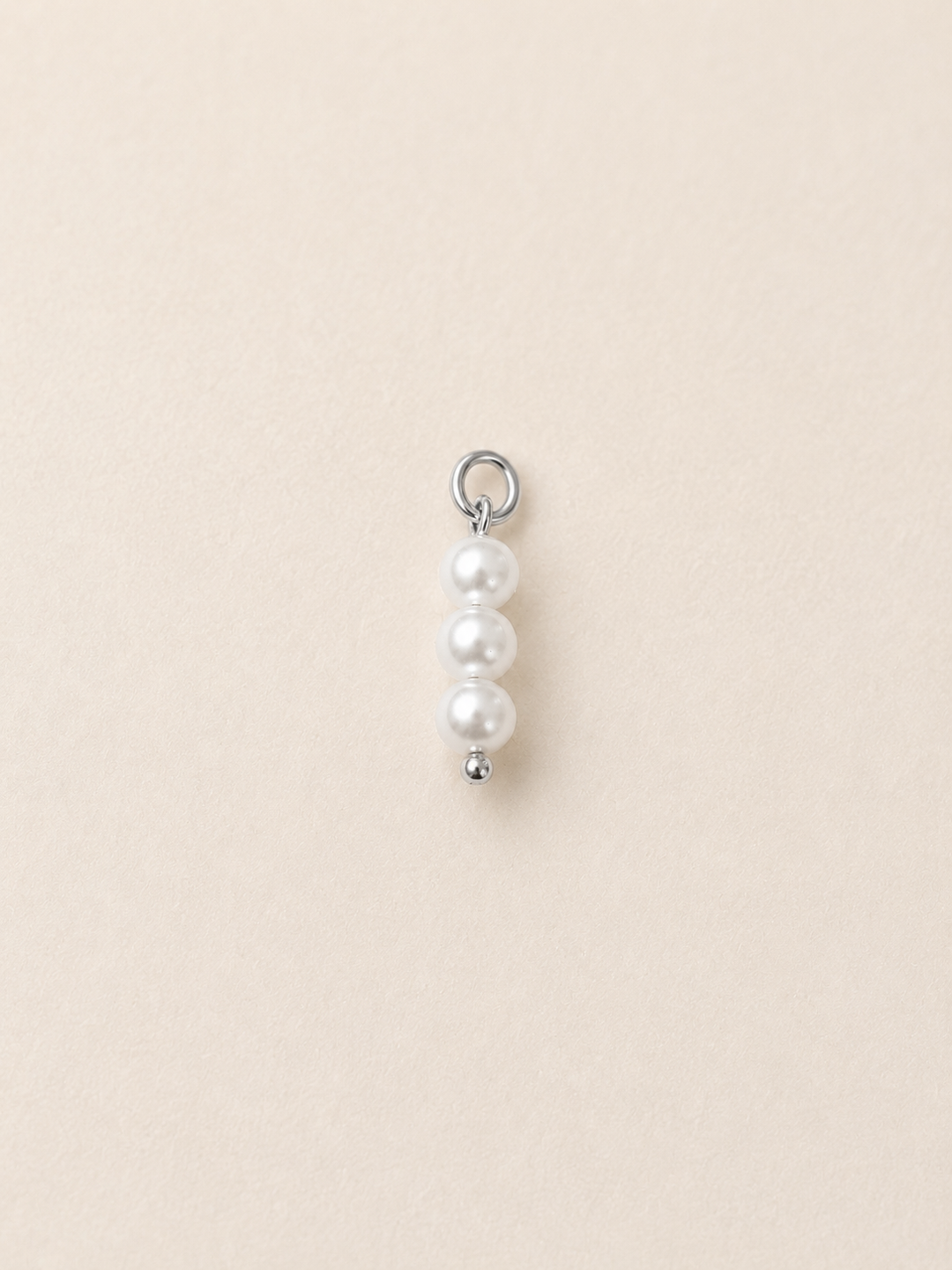 Triple Pearl Charm