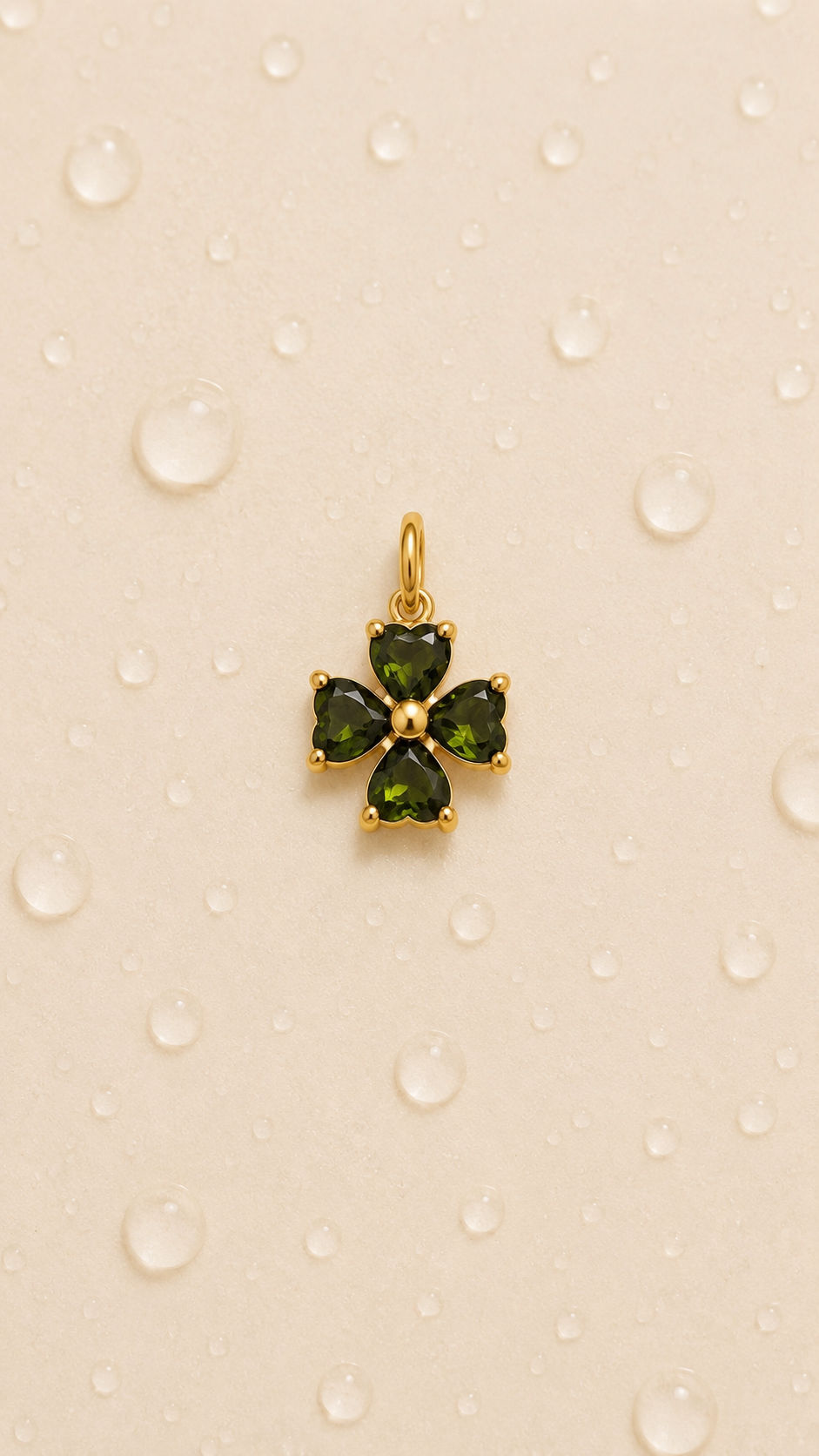 Noir Fleur Charm – Emerald