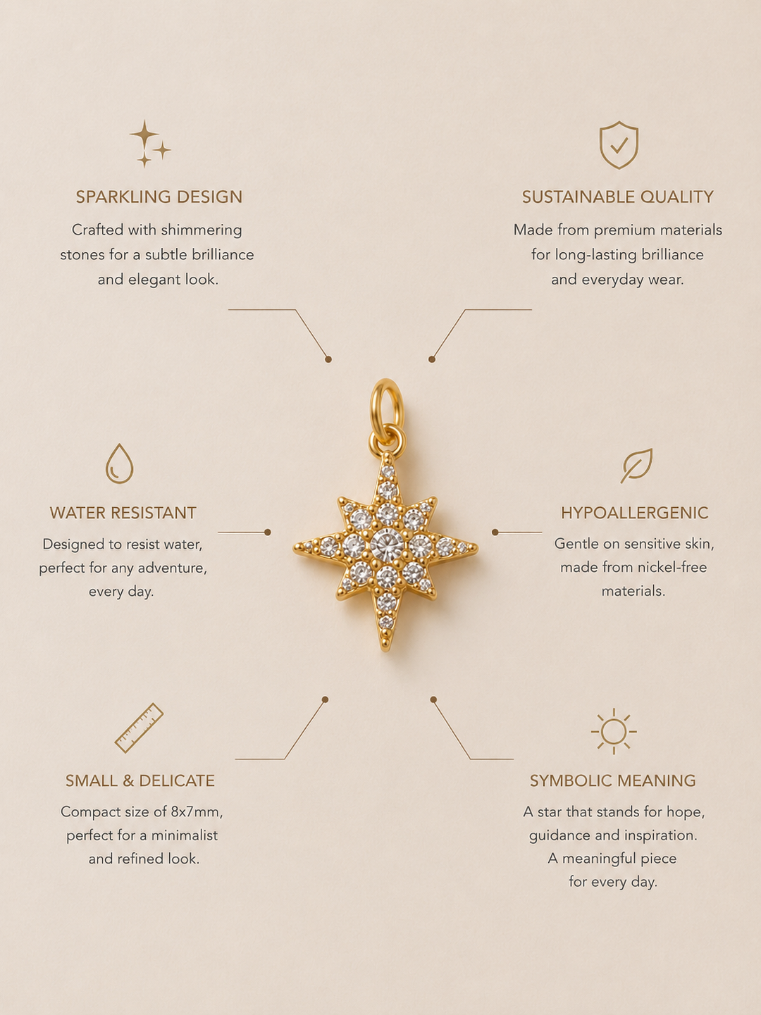 North Star Charm
